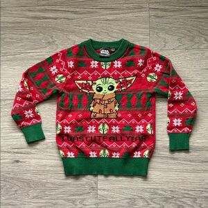 Star Wars Green and Red Sweater